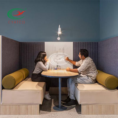 Quality  Multicolor Wavy Polyester Fiber Acoustic Panel Moistureproof factory