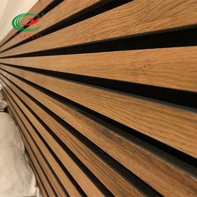 Thickness 21mm Wooden Acoustic Panels Moistureproof Sound Absorbing