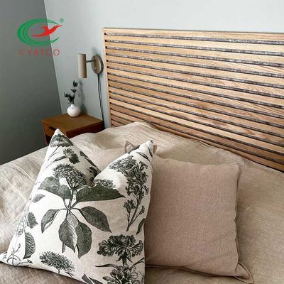 Soundproof Wooden Acoustic Panels Nontoxic Harmless MDF PET Material
