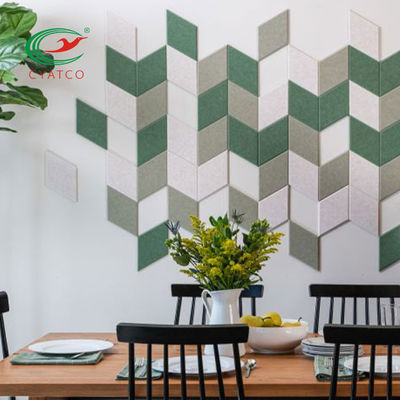 Multicolor Acoustic Tiles Decorative For Soundproofing Nontoxic