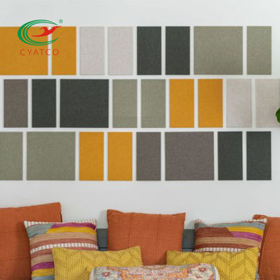 Practical Harmless Acoustic Wall Tiles , Stable Decorative Soundproof Wall Panels