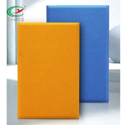Odorless Fabric Wrapped Wall Panels , Fire Retardant Polyester Acoustic Board