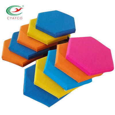 Fiberglass Sound Acoustic Panel Fabric Covering Mildewproof Practical