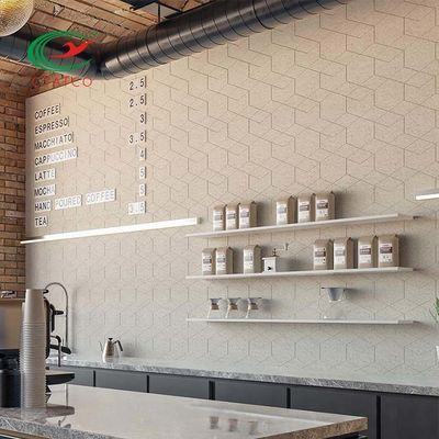 Polyester PET Felt Wall Panels Decorative Lightweight Reduce Noise
