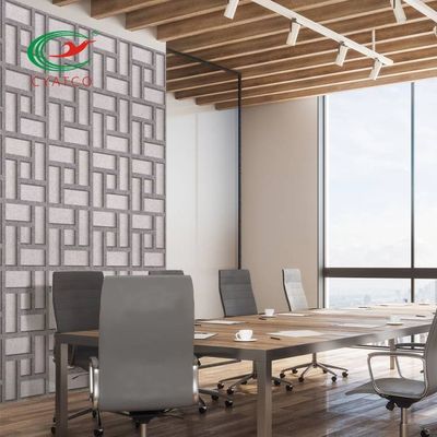 Carved Hanging Office PET Acoustic Panels Odorless Lightweight