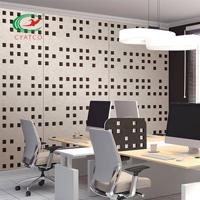 Workplace Fireproof PET Acoustic Panels Eco Friendly Thickness 9mm 12mm