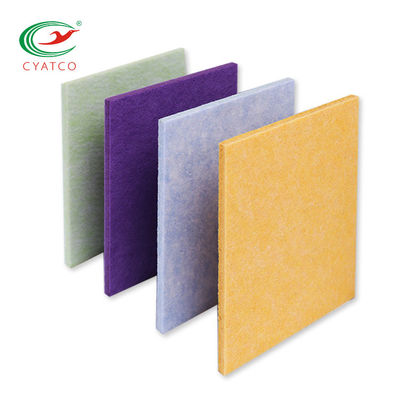 Odorless Stable Acoustic Fiber Board , Multicolor Polyester Fiber Sound Absorption