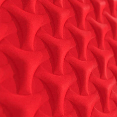 Shell Shape 3D Polyester Fiber Acoustic Panel Fire Retardant Multicolor
