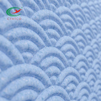 Shell Shape 3D Polyester Fiber Acoustic Panel Fire Retardant Multicolor