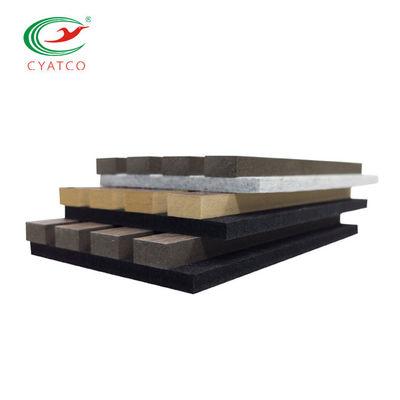 Nontoxic Black Soundproof Wood Panels , Multipurpose Wood Acoustic Wall