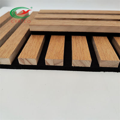 Office Oak Acoustic Wood Wall Panels , Multiscene Sound Insulation Wood Panels