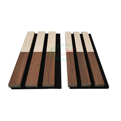 FSC Wooden Sound Acoustic Panel Veneer Mildewproof For Living Room