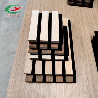 Tasteless Sound Acoustic Panel Wood Slat For Interior Decoration Wall