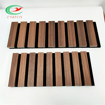 Soundproof Acoustic Wood Wall Panel Heat Insulated 2400x600mm