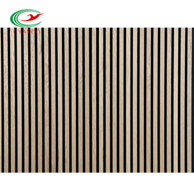 Soundproof Acoustic Wood Wall Panel Heat Insulated 2400x600mm