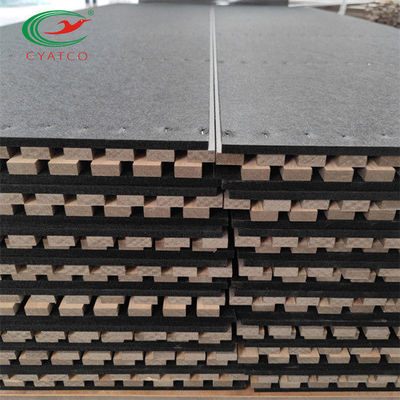 Office Oak Acoustic Wood Wall Panels , Multiscene Sound Insulation Wood Panels