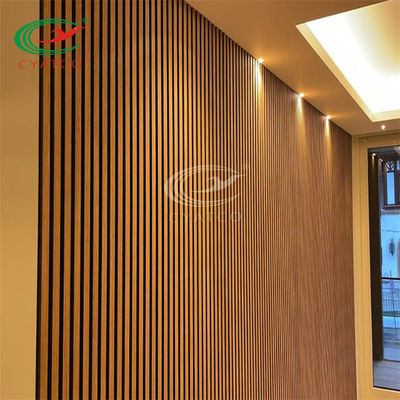 Moistureproof MDF Acoustic Wood Panels For Walls Sound Absorbing Flavorless