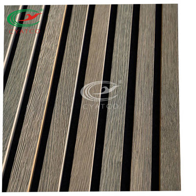 Sound Absorbing Acoustic Wood Ceiling Panels Fireproof Harmless