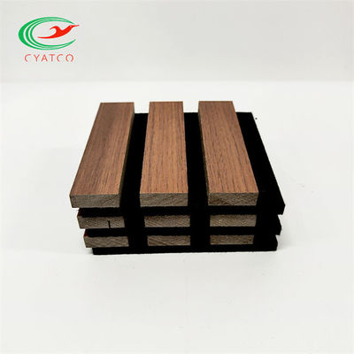 FSC Veneer Acoustic Wall Panels Sound Absorption Fire Retardant