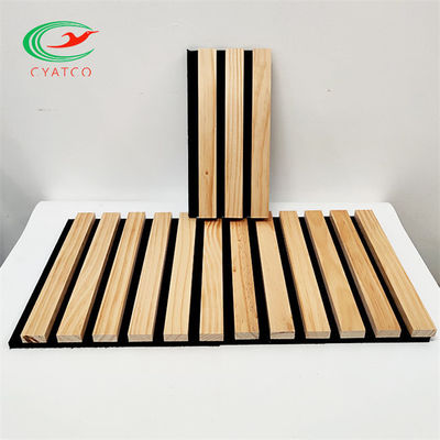 FSC Veneer Acoustic Wall Panels Sound Absorption Fire Retardant