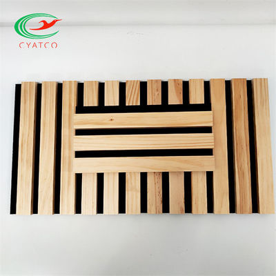 Flavorless Hotel Wood Slat Acoustic Panels Soundproof Durable