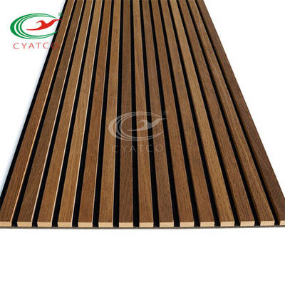 Residential Flavorless Acoustic Wall Panels Natural Walnut Durable