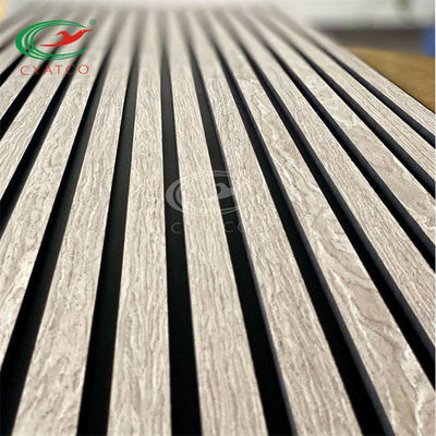 Sound Absorbing Acoustic Wood Ceiling Panels Fireproof Harmless