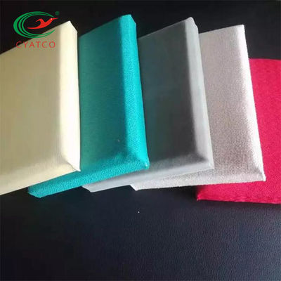 Tasteless Fabric Wrapped Acoustic Ceiling Panels Soundproof Flameproof