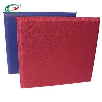 Tasteless Fabric Wrapped Acoustic Ceiling Panels Soundproof Flameproof