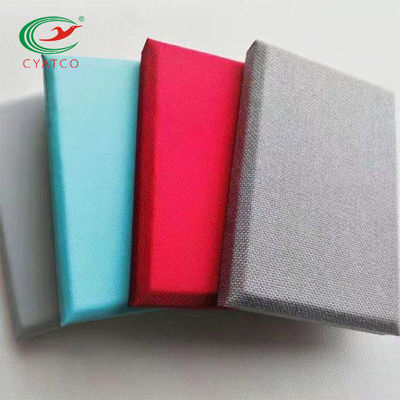 Odorless Wall Fabric Acoustic Panel Moistureproof For Office