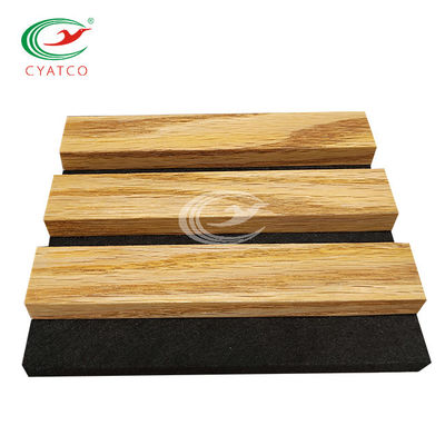 Decorative Wood Veneer Acoustic Slat Wall Wear Resistant