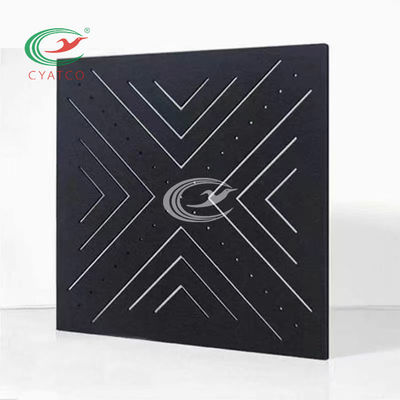 V Groove Cutting Felt Acoustic Panels Wall Soundproof Odorless