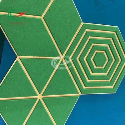 Engraved Nontoxic Felt Wall Panels Sound Absorption For Interior Conference Room