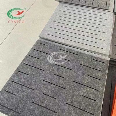 Odorless Soundproof Acoustic Wall Felt , Stable Polyester Fiber Acoustic Board