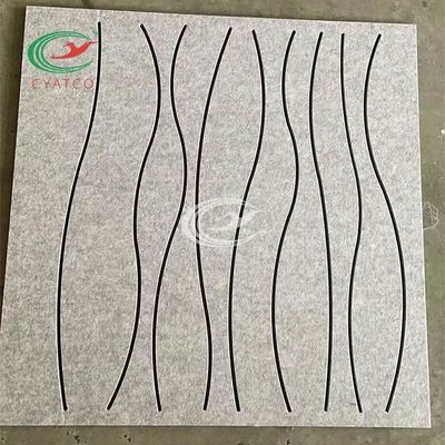 Multipurpose Harmless Felt Panels Wall , Practical Polyester Fiber Acoustic Board
