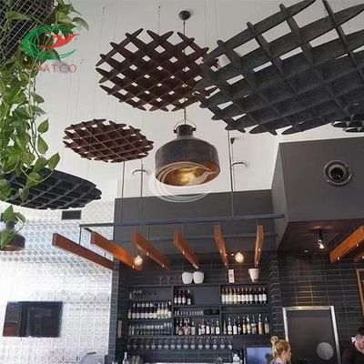 Recyclable PET Acoustic Ceiling Panels Eco Friendly For Interior Decoration