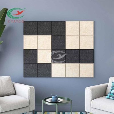 2200gsm Felt Wall Panels Meeting Room Sound Absorbing Wall Artwork ASTM E84 US Standard