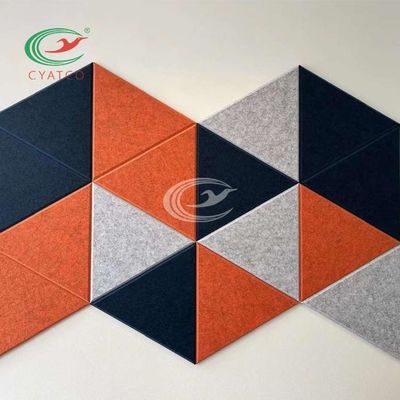 OEM Fireproof Acoustic Sound Tiles Multipurpose Triangle Shape