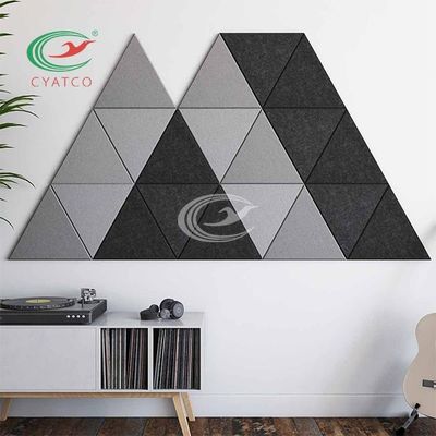 Interior Triangle Sound Dampening Panels , Multiscene Noise Cancelling Wall Panels