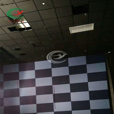 Self Adhesive Noise Cancelling Tiles , Polyester Fiber Sound Absorbing Wall Panels