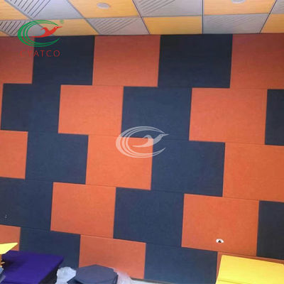 Lightweight Wall Acoustic Sound Tiles PET Felt Nontoxic Sound Proof