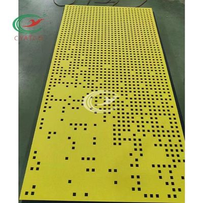 Perforated Hollow PET Acoustic Panels Eco Friendly Room Divider