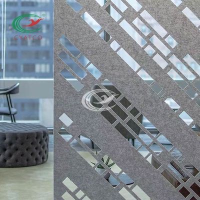 CE Suspended PET Acoustic Panels Room Divider Flameproof Odorless