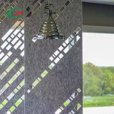 CE Suspended PET Acoustic Panels Room Divider Flameproof Odorless