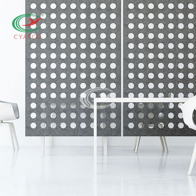 CE Suspended PET Acoustic Panels Room Divider Flameproof Odorless