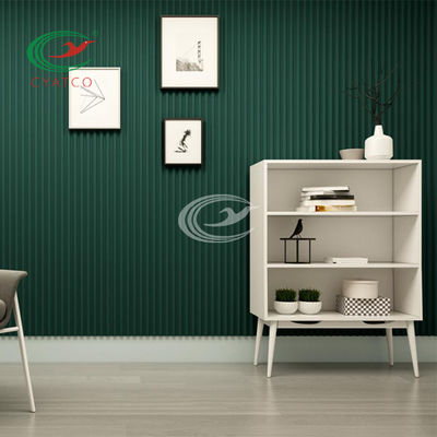 Interior Fireproof Wavy Textured Wall Panels Multicolor Decorative