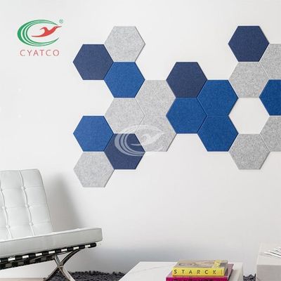 OEM Soundproof Hexagon Acoustic Panels Practical Eco Friendly