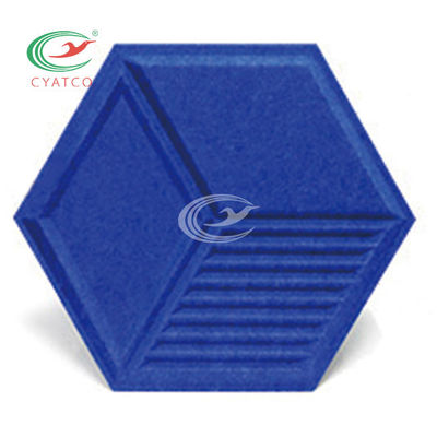 Practical Harmless Hexagon Soundproof Panels , Mildewproof Acoustic Hexagon Tiles