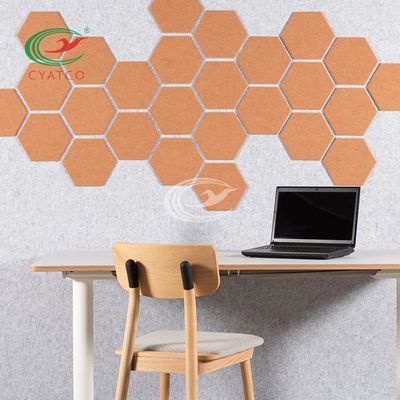 Flame Retardant Hexagon Acoustic Panels Stable Moistureproof