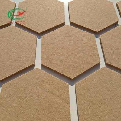 Flame Retardant Hexagon Acoustic Panels Stable Moistureproof